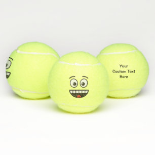 Smiling Face with Open Mouth Tennis Balls