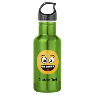 Smiling Face with Open Mouth Water Bottle