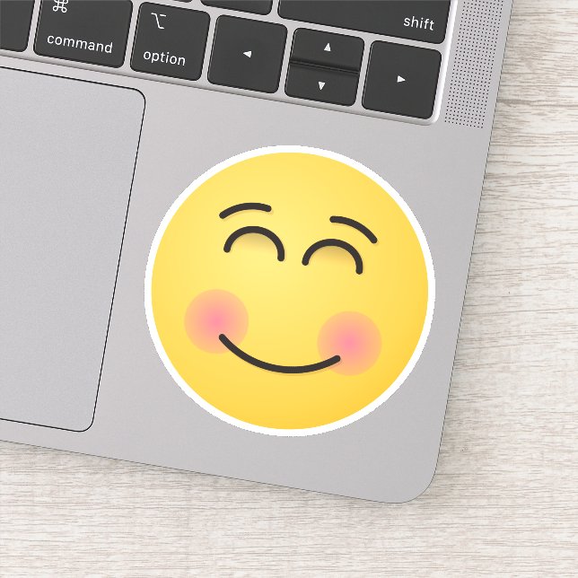 Smiling Face with Smiling Eyes (Detail)