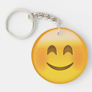 Smiling Face With Smiling Eyes Emoji Key Ring