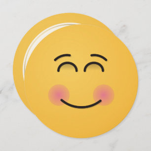 Smiling Face with Smiling Eyes Invitation