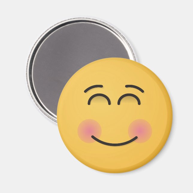 Smiling Face with Smiling Eyes Magnet (Front/Back)