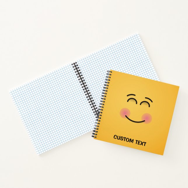 Smiling Face with Smiling Eyes Notebook (Inside)
