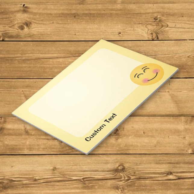 Smiling Face with Smiling Eyes Notepad (Creator Uploaded)