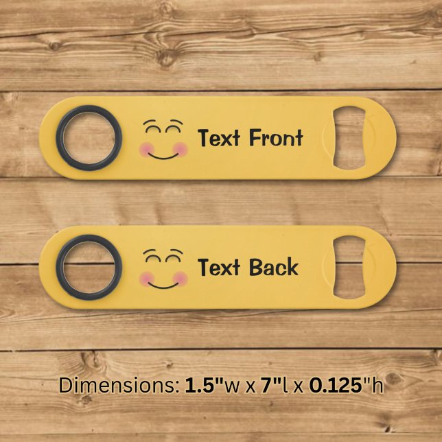 Smiling Face with Smiling Eyes Speed Bottle Opener (Creator Uploaded)
