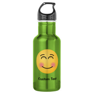 Smiling Face with Smiling Eyes Water Bottle