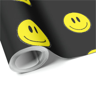 smiling face wrapping paper