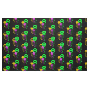 Smiling faces fabric