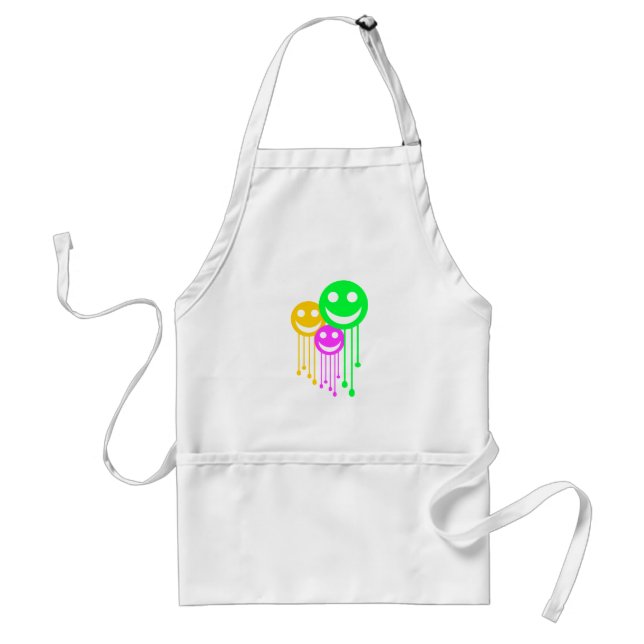 Smiling faces standard apron (Front)