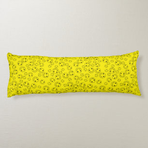 Smiling Faces Yellow Body Cushion