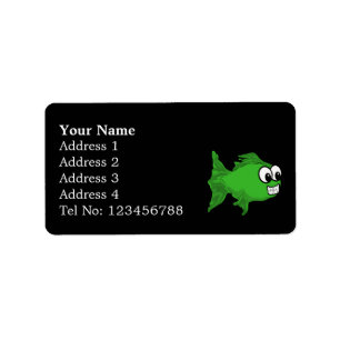 Smiling Fish Address labels (M)