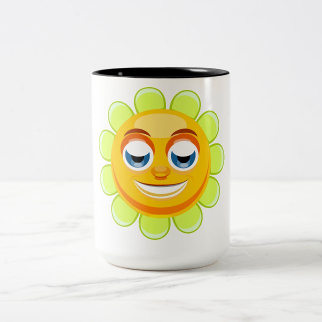 Smiling Flower Mug (Center)