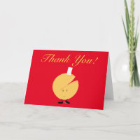 Smiling Fortune Cookie thank you