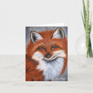 Smiling Fox Note Card