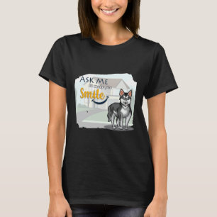 Smiling Friends Ask Me To Make You Smile Siberian T-Shirt