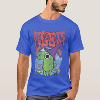 Smiling Friends Glep Vintage Heavy Metal Flowers C T-Shirt