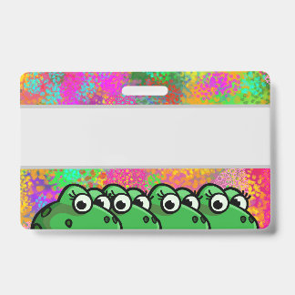 Smiling Frogs ID Badge