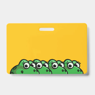 Smiling Frogs ID Badge