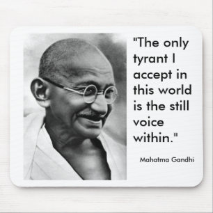 Smiling Gandhi Mouse Pad