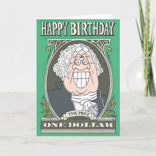 SMILING GEORGE Birthday Card