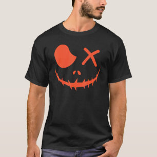 Smiling Ghost Face Halloween Holiday Costume Spook T-Shirt