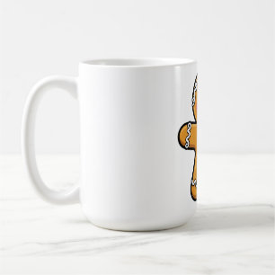 Smiling Gingerbread Man Mug