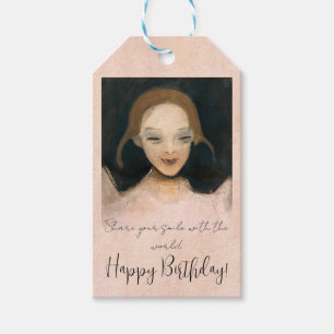 Smiling Girl, Helene Schjerfbeck Gift Tags
