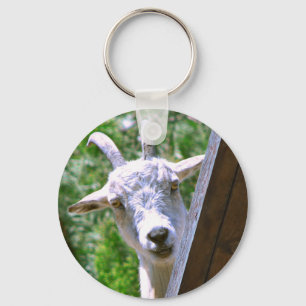 Smiling Goat keychain
