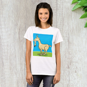 Smiling Goat Womens T-Shirt
