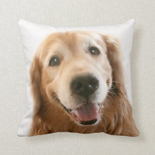 Smiling Golden Retriever Cushion