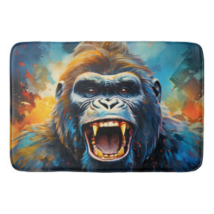 Smiling Gorilla  Bath Mat