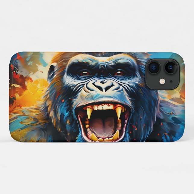 Smiling Gorilla  Case-Mate iPhone Case (Back (Horizontal))