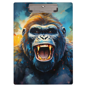 Smiling Gorilla  Clipboard
