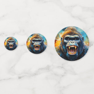 Smiling Gorilla Confetti