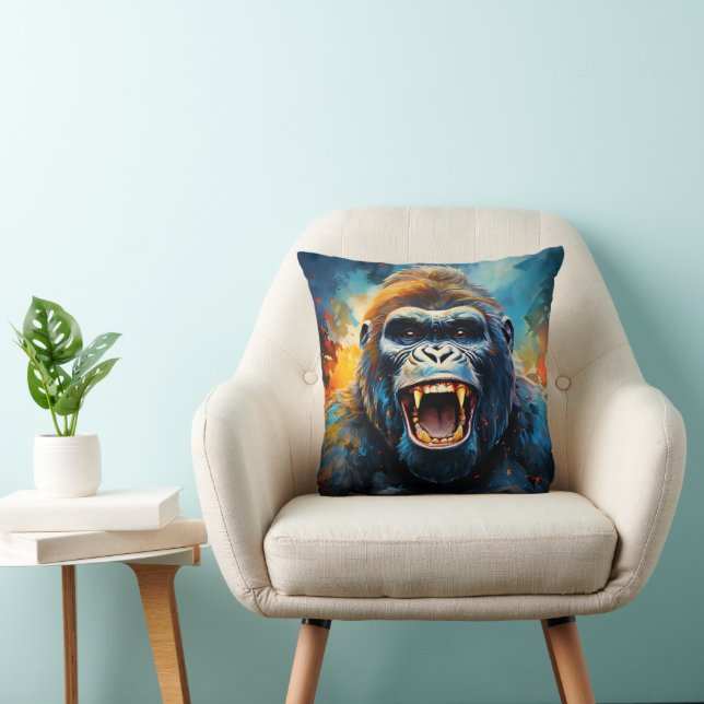 Smiling Gorilla  Cushion (Chair)