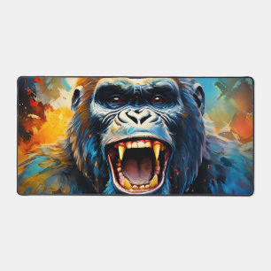 Smiling Gorilla Desk Mat