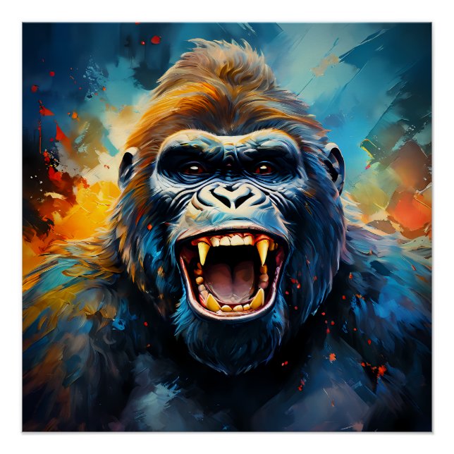 Smiling Gorilla  Poster (Front)