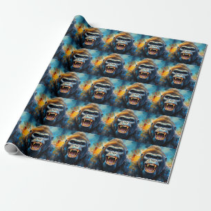 Smiling Gorilla  Wrapping Paper