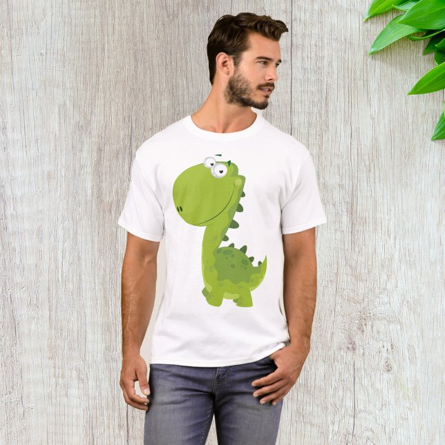 Smiling Green Dino T-Shirt (Creator Uploaded)