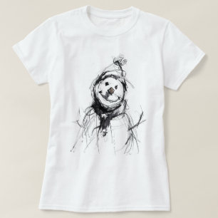Smiling Happy Snowman T-Shirt