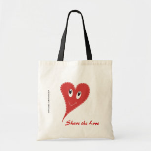 Smiling Heart Valentine’s Tote Bag