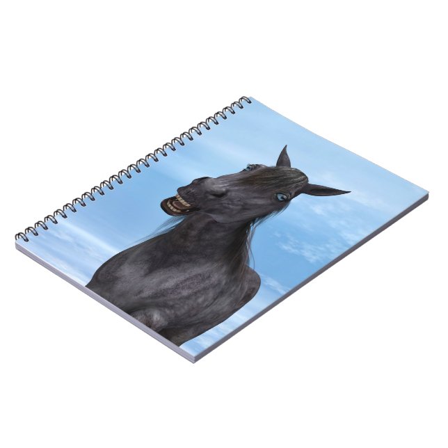 Smiling Horse Notebook (Left Side)
