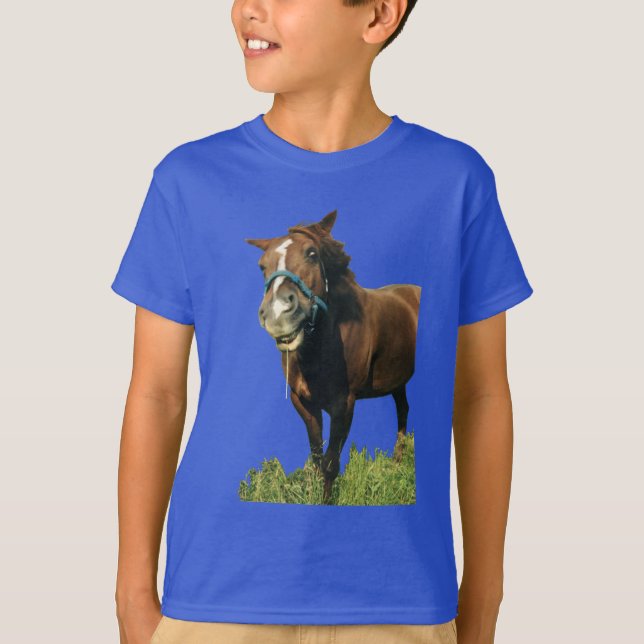 Smiling Horse T-Shirt (Front)