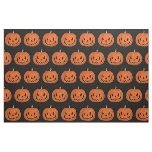 Smiling Jack Pumpkin Fabric