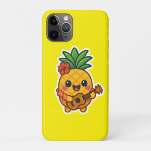 Smiling Kawaii Pineapple – Tropical iPhone 11 Pro Case