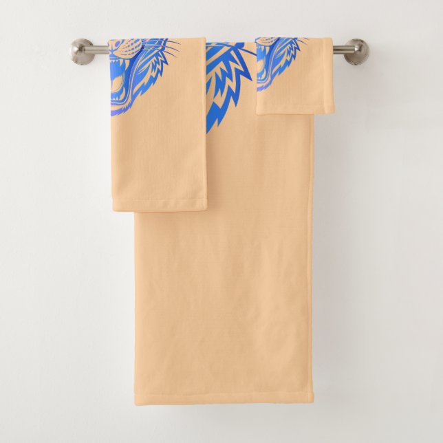 Smiling Kitty Bath Towel Set (Insitu)