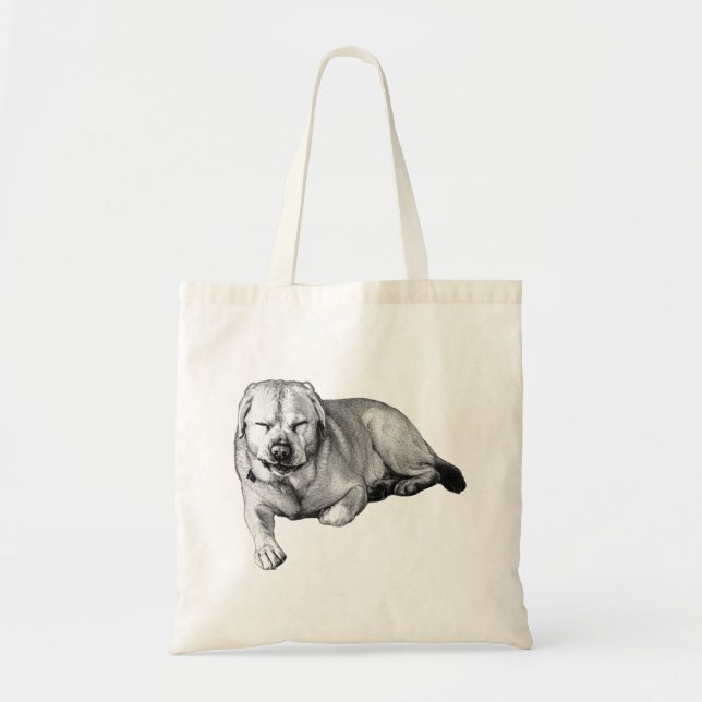 Smiling Lab, Market Morning Tote Bag (Front)