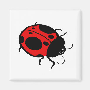 Smiling Ladybug - Magnet
