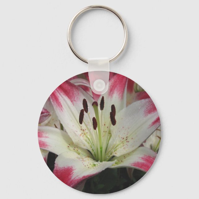 Smiling Lily ~ keychain (Front)