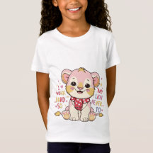 Smiling Lion Cub – Cute Happy Baby Lion T-Shirt